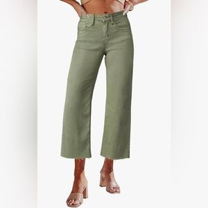 Allimy Wide-Leg Capri Jeans Size 6